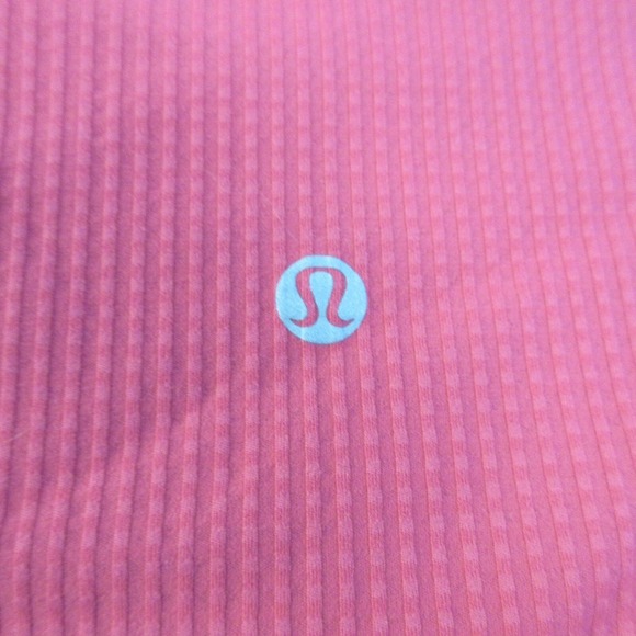 Lululemon Women's V-Waist Yoga Tight 25" Grid Texture 6 Vintage Rose Stretch 184 - Picture 9 of 10